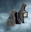 Halloween Lantern Hell Death Resin Decorations