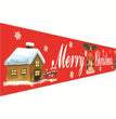 Christmas decorations Christmas couplets curtains Christmas banners pull flags Christmas curtains hanging flags window pendants