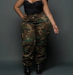 Street Leisure Sports Fans Color Printing Plus Size Pants