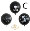 Halloween Witch Skull Pumpkin Head Latex Balloon