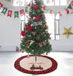 Linen Tree Skirt Car Christmas Tree 120CM Christmas Decoration Tree