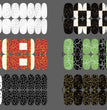 Luminous Halloween Skull Graffiti Sticker Set Of 12