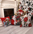 Christmas Square Pillow Cover Home Christmas Decorations