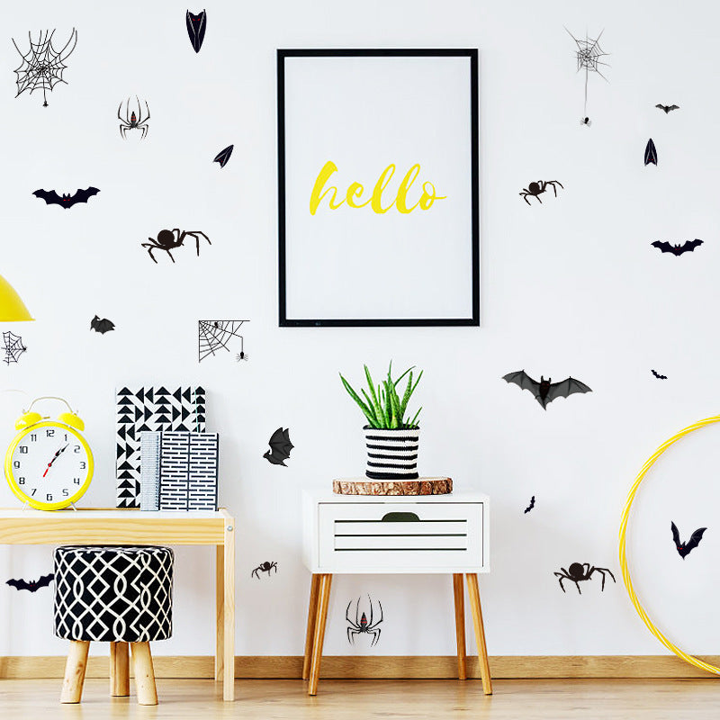 Wall Stickers Halloween Bat Spider Xpress Personality Creativity
