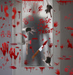 PVC Horror Fashion Halloween Wall Sticker