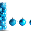 Christmas Decoration Electroplating Plastic Christmas Ball Set