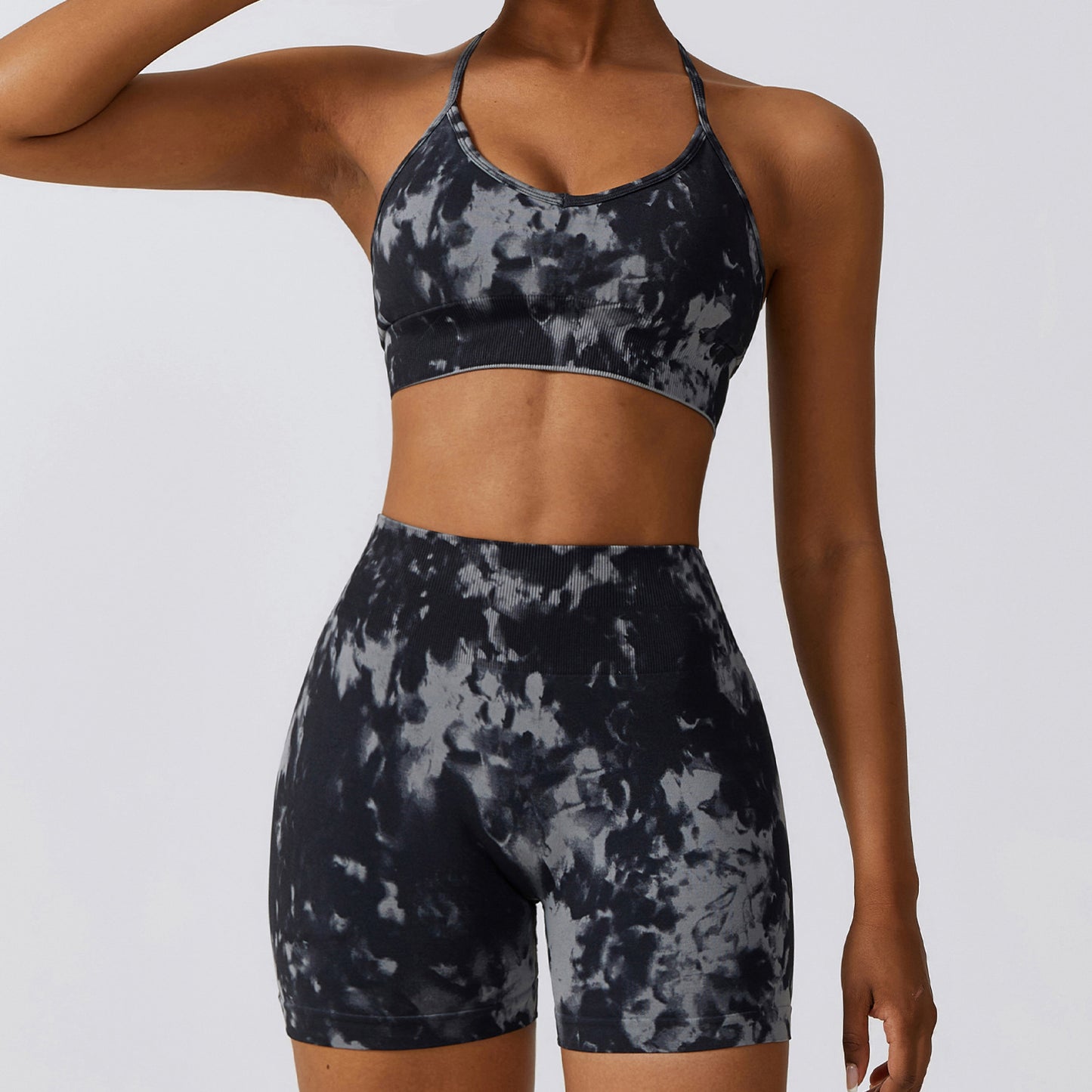 Camouflage Printing Seamless Yoga Suit