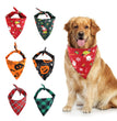 Christmas pet triangle scarf