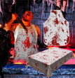 Halloween haunted house horror city scary party decorations
