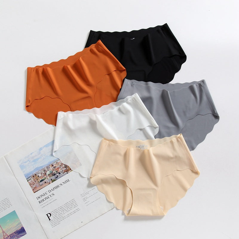 Women's Fashionable One-piece Traceless Ventilation Low Waist Briefs