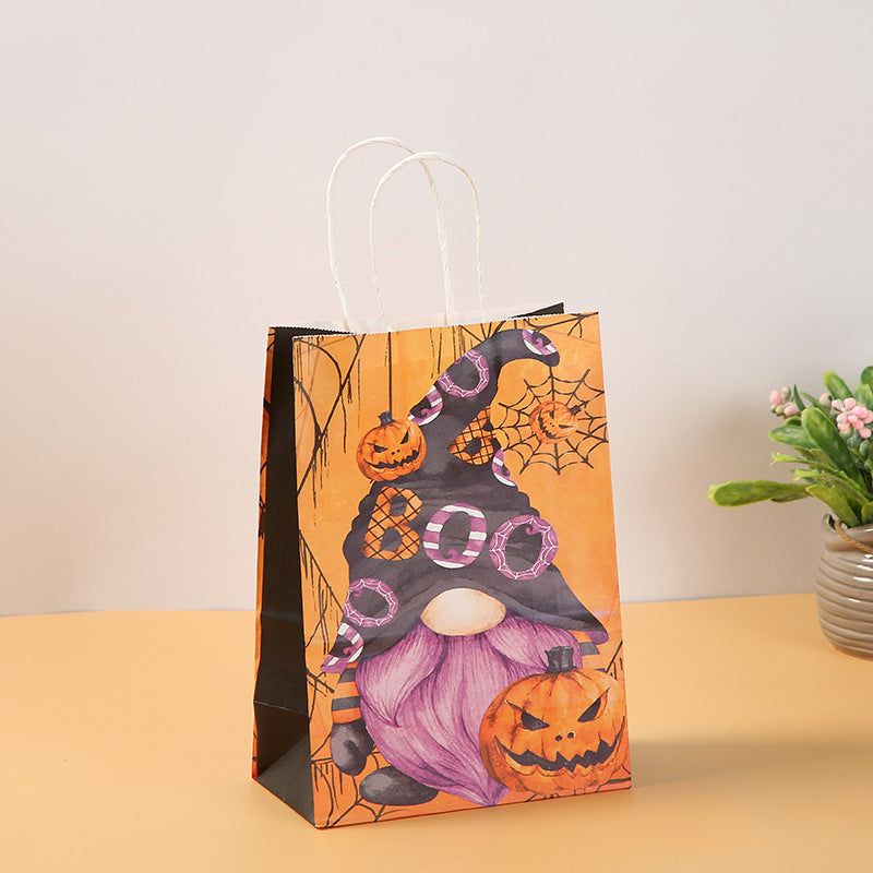 Halloween Pumpkin Handheld Paper Bag Kindergarten