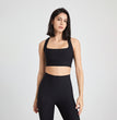 Back U Collar Shockproof Sports Underwear Naked Women Sense Vest Push-up Yoga Clothes Bra