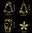 LED Fairy String Window Curtain Lights Star Christmas Xmas Party Home Indoor