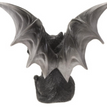 Amazon Halloween Cross-border New Arrival Dark Evil Bat Wings Three-head Cat Resin Crafts Decoration Ornaments