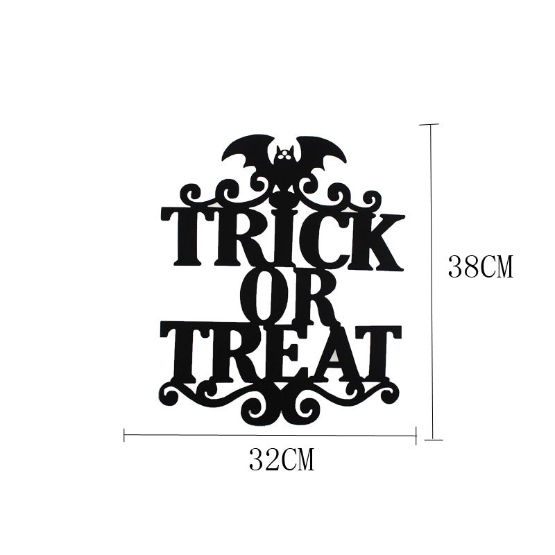The Witch Is In Halloween Door Hanger With Non Woven Fabric