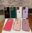 Phone Case Accessories Love Crystal Diamond Edge Electroplating Protective Cover
