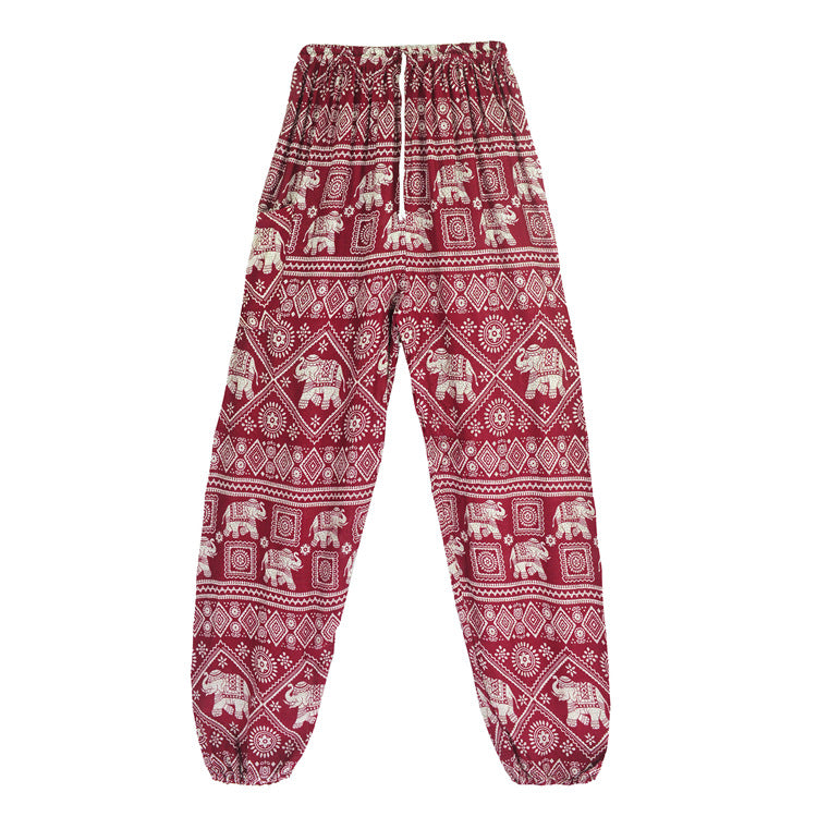 Yoga Clothes Women's Casual Laced Pants