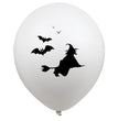 10 PCs Halloween Grimace Spider Witch Bat Rubber Balloons 12-inch Printed Balloon