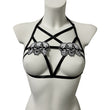 Club Halloween Skull Hooded Bra Underwear
