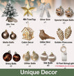 2ft Mini Christmas Tree With Light Woodland Artificial Small Tabletop Christmas Decoration With Flocked Snow, Exquisite Decor & Xmas Ornaments For Table Top For Home & Office