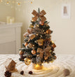 Desktop Christmas Tree Set 45CM Window Decoration Mini Ornaments