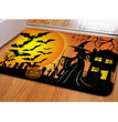 Halloween Ghost Bat Print Toilet Rug