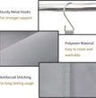 5-Shelf Hanging Closet Organizers and Storage, Hanging Shelves for Closet Storage, Collapsible Hanging Shelf Organizer for Clothes Organization, Light Gray, 12 ¼" D X 12 ¼" W X 45 ½" H