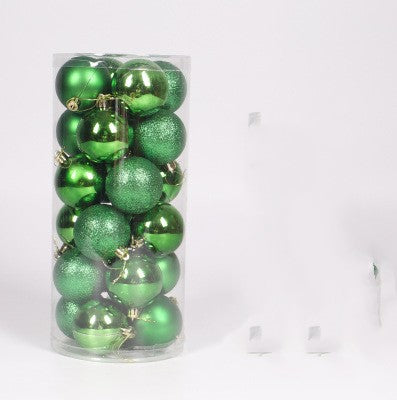 Christmas Decoration Supplies Bright Matte Sprinkle Powder Christmas Ball