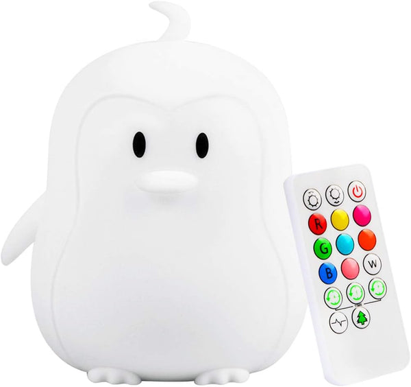 Penguin Silicone Night Light, Rechargeable
