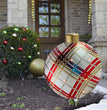 Christmas Ornament Ball Outdoor Pvc 60CM Inflatable Decorated Ball PVC Giant Big Large Balls Xmas Tree Decorations Toy Ball