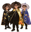 Halloween Children's Cloak Five-star Wizard's Hat Costume