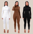 Women's Solid Color Yoga Jumpsuit