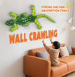 Wall-Climbing RC Gecko， a Rechargeable Remote Control Robot That Crawls on Floors and Walls! Features Stunning LED Eyes, Flapping Wings, and Makes a Cool Gift for Kids.