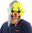 Horror Green Face Clown Halloween Christmas Latex Mask Headgear