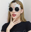 Creative 2024 Happy New Year Party Glasses Supplies Photo Props Holiday Dance Dress Up Funny Glasses