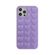 Peach Heart Phone Case Silicone Lanyard Protective Cover