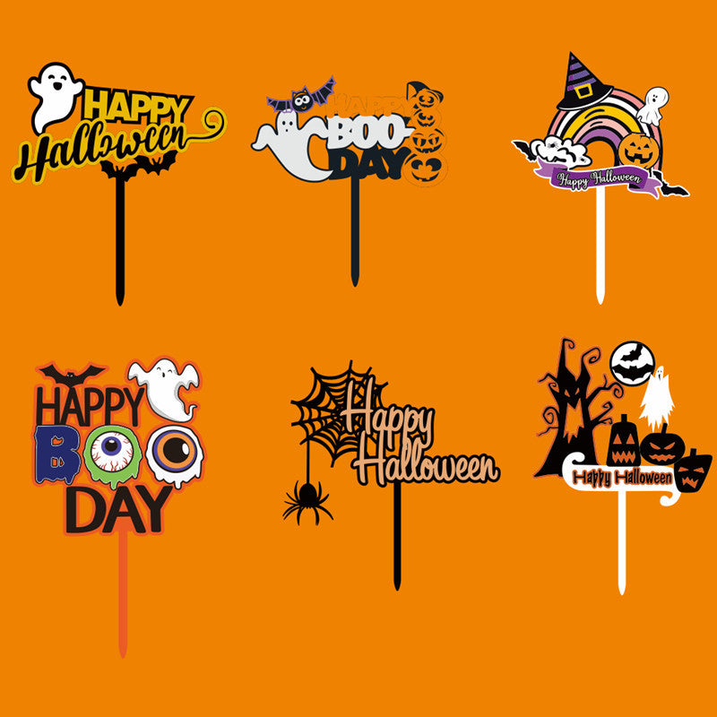 Halloween Decorating Party Supplies Cake Inserts