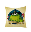 Home Halloween Pumpkin Linen Pillow Cover