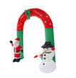 Giant Arch Santa Claus Snowman Inflatable Garden Yard Archway Christmas Ornaments Xmas New Year Festival Party Props Decor