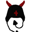 Funny Devil Horn Hat Cross Halloween