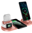 Wireless Charger For IPhone Fast Charger For Phone Fast Charging Pad For Phone Watch 6 In 1 Charging Dock Station
