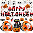 Halloween Aluminum Film Balloon Pumpkin Head Bat Spider