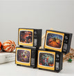 Horror House Led Lights Retro Tv Ornament Scary Haunted House Indoor Lantern Halloween Festival Bar Home Party Decoration
