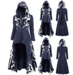 New Halloween Dress Up Cloak Irregular Printed Long-sleeved Jacket