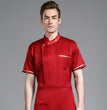 New Chef's Uniform Short Sleeve Men's Kitchen Clothes
