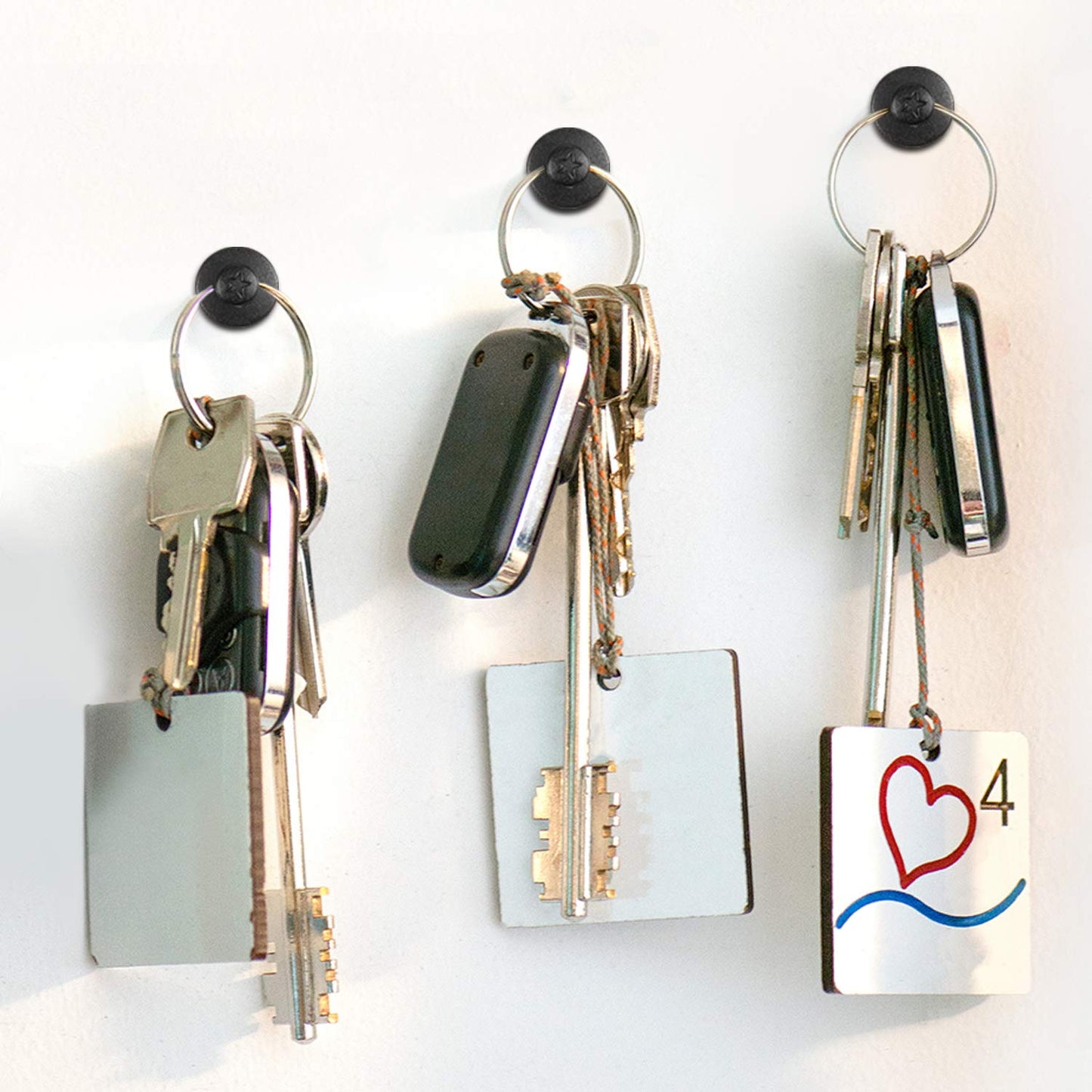Push Pins Picture Hangers Double Headed Thumb Tacks Wall Hooks for Wall Hangings Picture Hangers Nails Small Photo Hanging Hook Pins for Home Office Photo Decor(Black,50 Pieces)