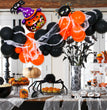 Halloween Pumpkin Theme Balloon Chain Party Decoration Supplies Halloween Balloon Set