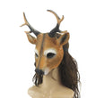 Sika Deer Mask Halloween Deer Mask Carnival Party Pu Animals Mask