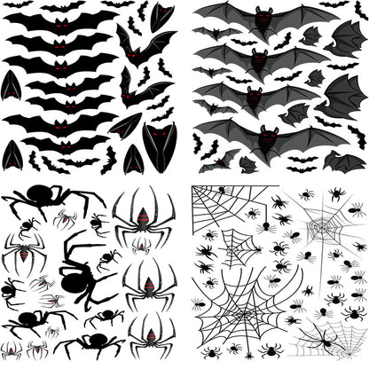 Wall Stickers Halloween Bat Spider Xpress Personality Creativity