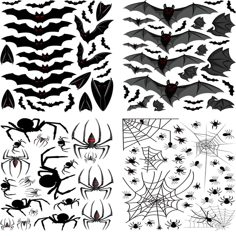Wall Stickers Halloween Bat Spider Xpress Personality Creativity